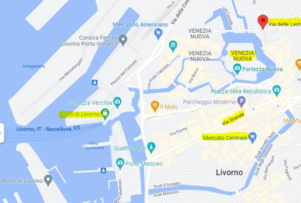 Loft Cianosi - Appartamento Nel Cuore Di Livorno Luaran gambar